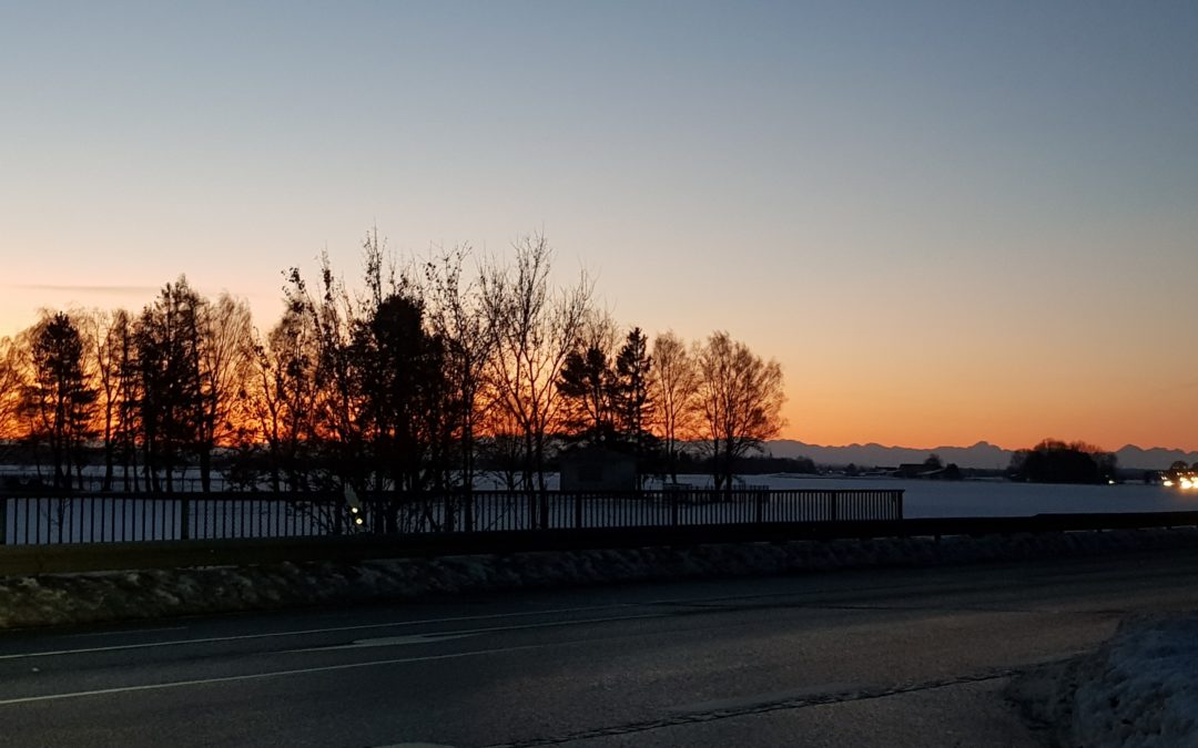 Friday Morning Motivation Sonnenaufgang lächeln