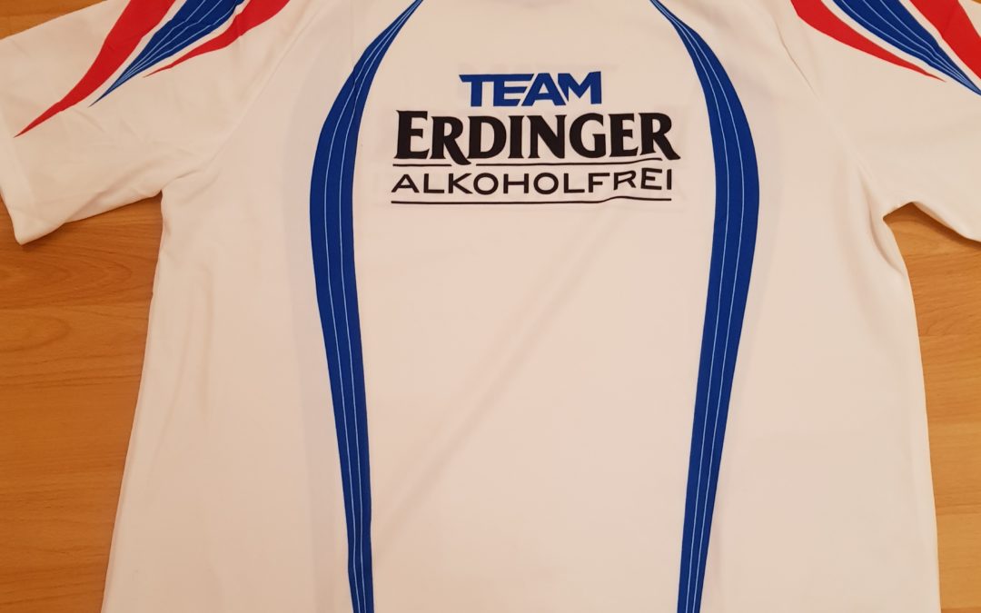 Laufshirt vom Team Erdinger Alkoholfrei