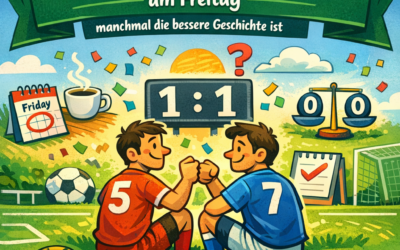 Warum ein Unentschieden am Freitag manchmal die bessere Geschichte ist