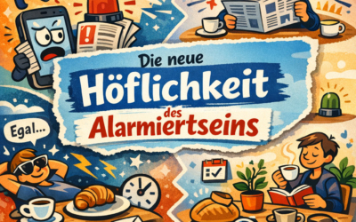 Die neue Höflichkeit des Alarmiertseins