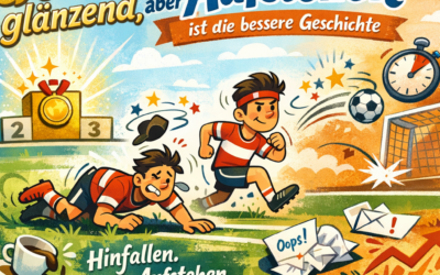 Gold ist glänzend, aber Aufstehen ist die bessere Geschichte